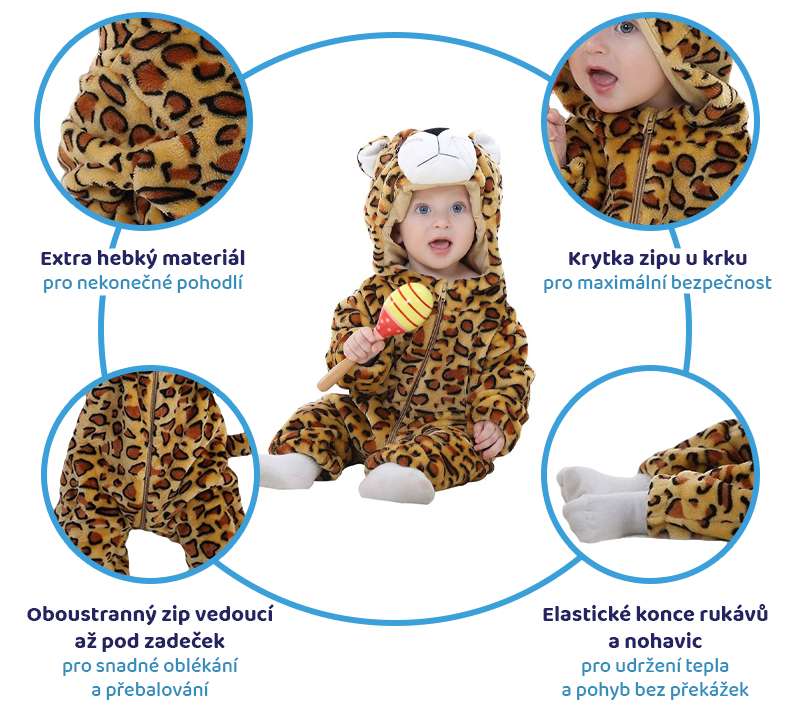 Dětský overal gepard